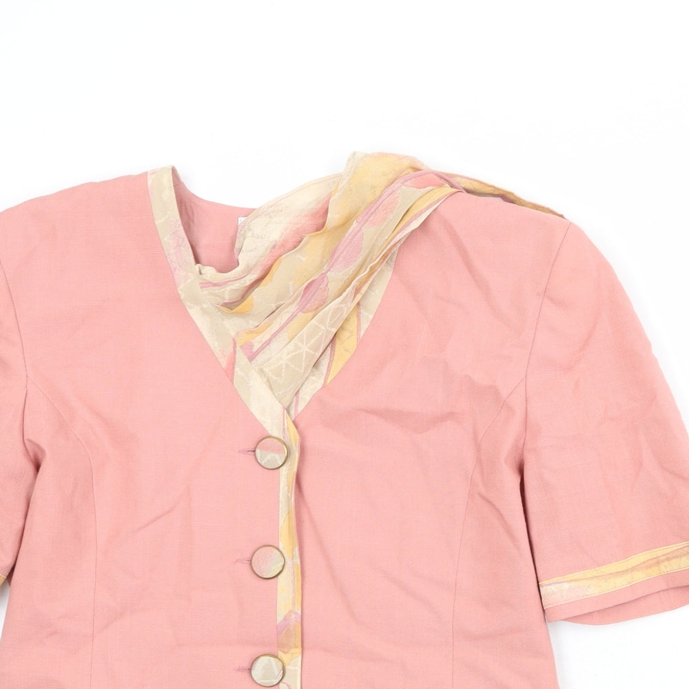 Womens UK Size 14 First Avenue Regular Pink Blazer