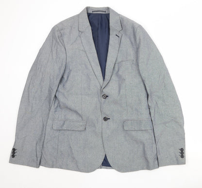 Mens UK Size 40 Marks and Spencer Regular Grey Suit Jacket
