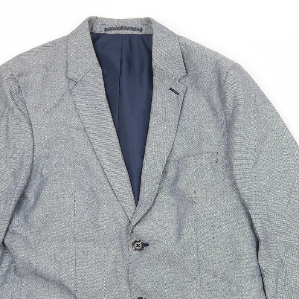 Mens UK Size 40 Marks and Spencer Regular Grey Suit Jacket