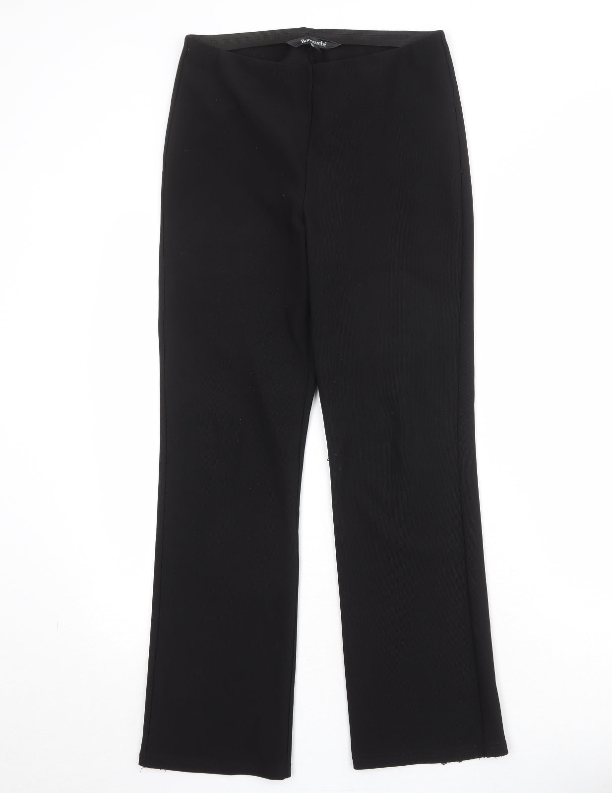 Womens UK Size 10 Bonmarché Regular Fit  Black Trousers