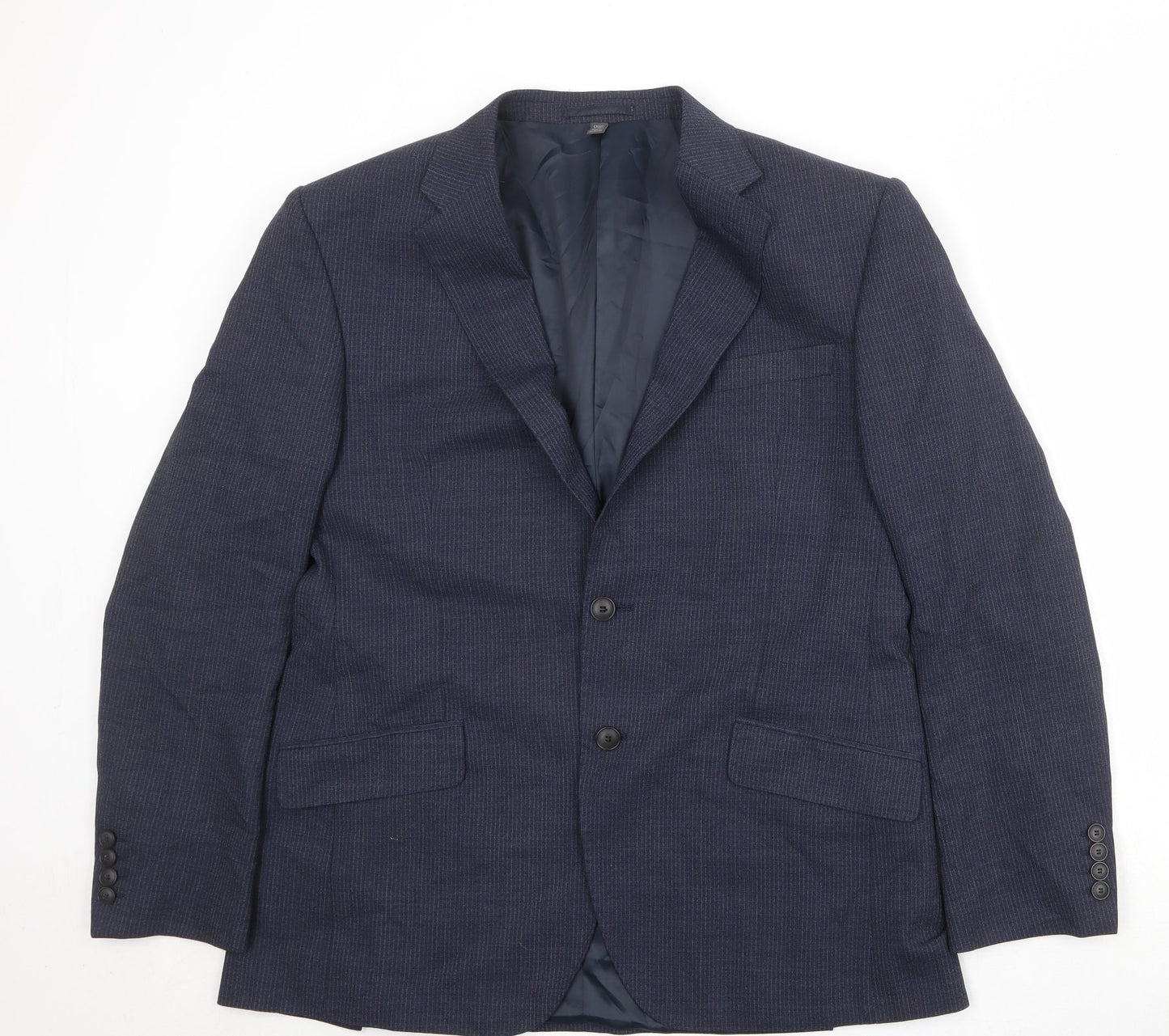 Mens UK Size 42 Marks and Spencer Regular Blue Suit Jacket
