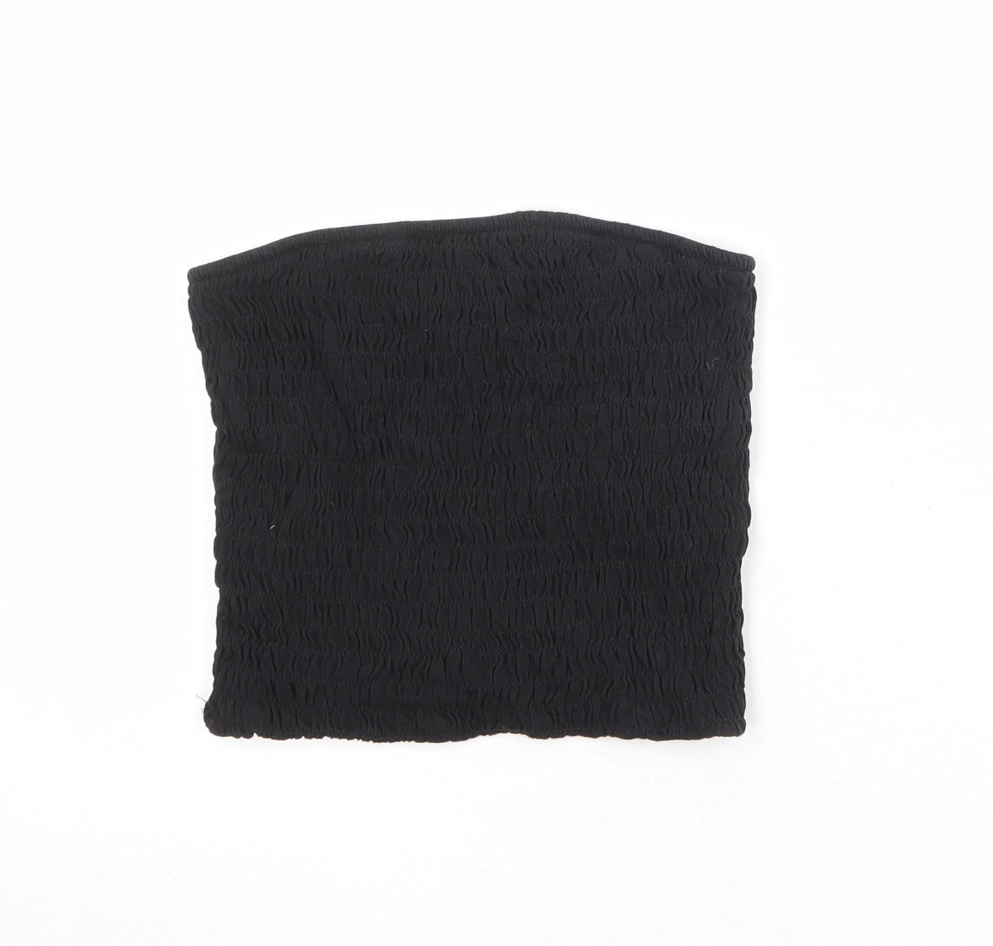 Womens UK Size S Monki Black Basic Tank