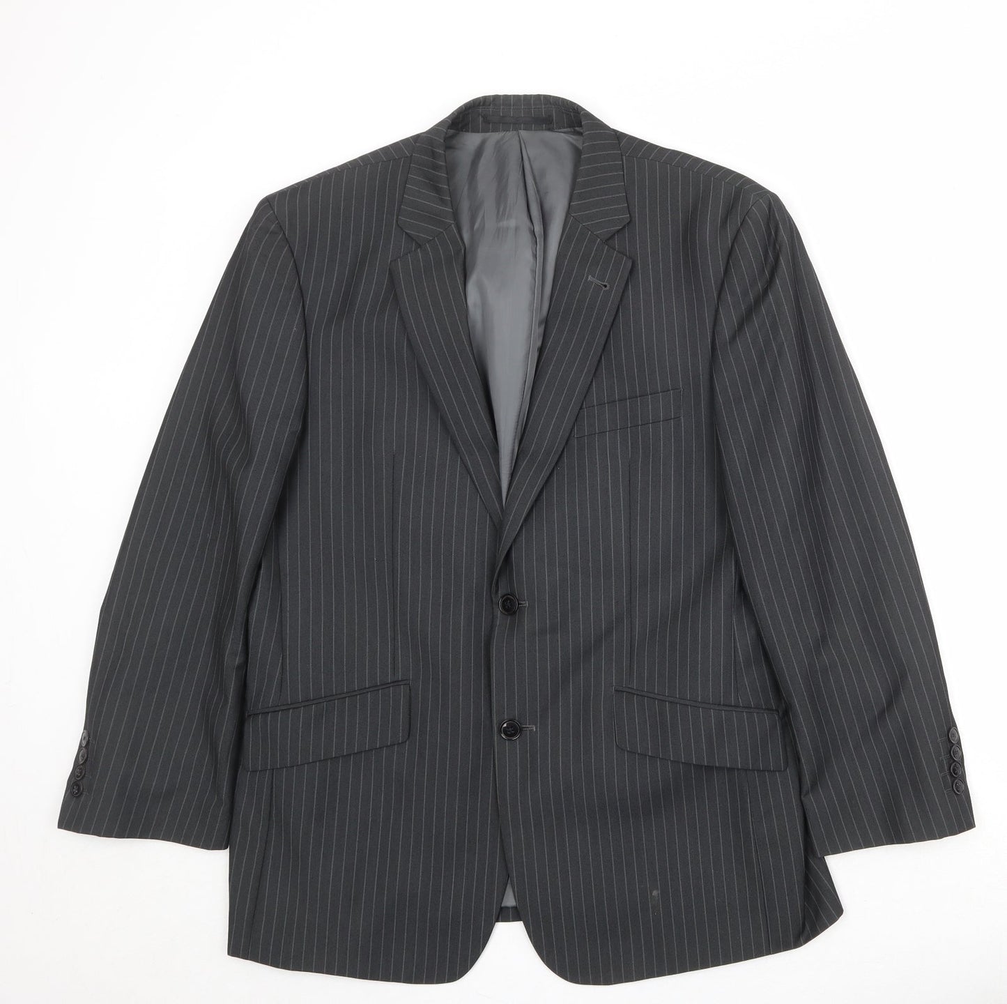 Mens UK Size 42 Charlton Grey Regular Grey Suit Jacket