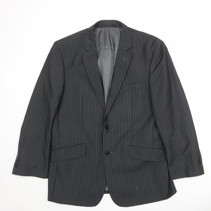 Mens UK Size 42 Charlton Grey Regular Grey Suit Jacket