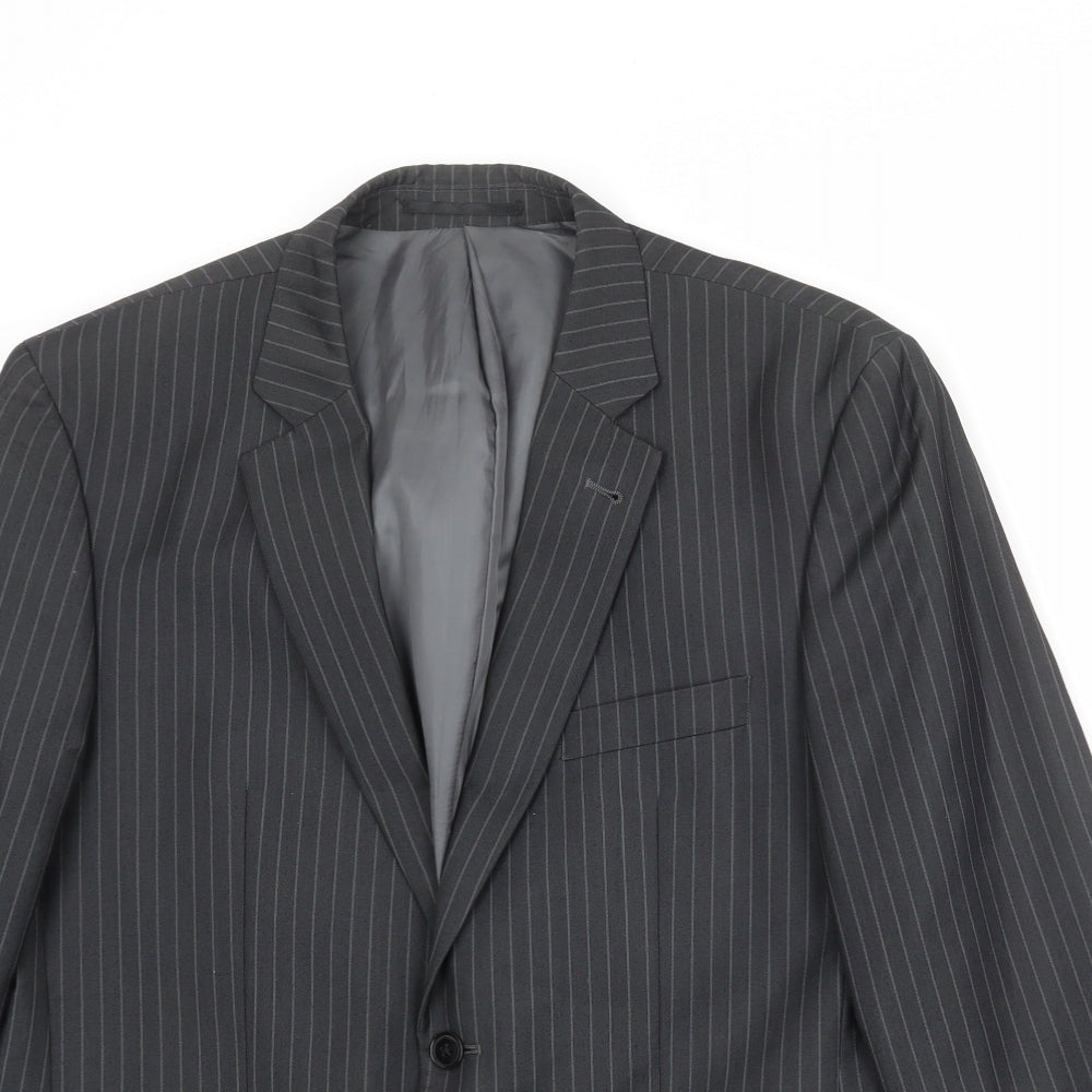Mens UK Size 42 Charlton Grey Regular Grey Suit Jacket