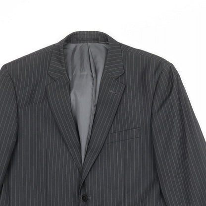 Mens UK Size 42 Charlton Grey Regular Grey Suit Jacket