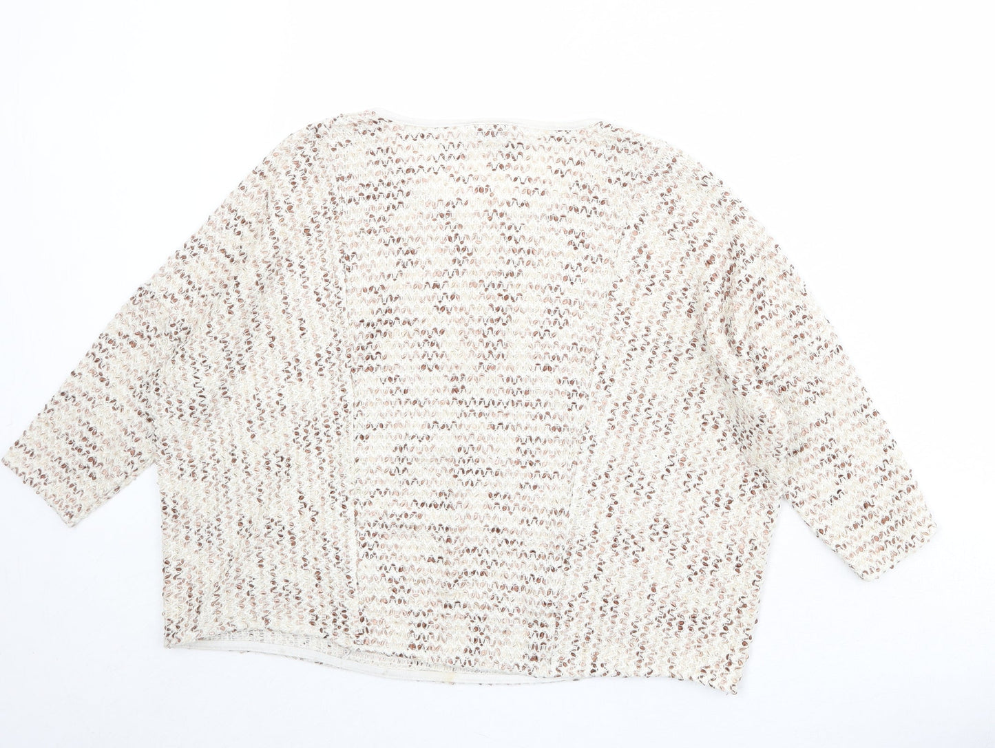 Womens UK Size 6 NEXT Beige Pullover Jumper