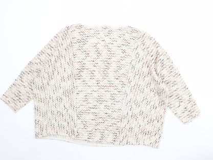 Womens UK Size 6 NEXT Beige Pullover Jumper