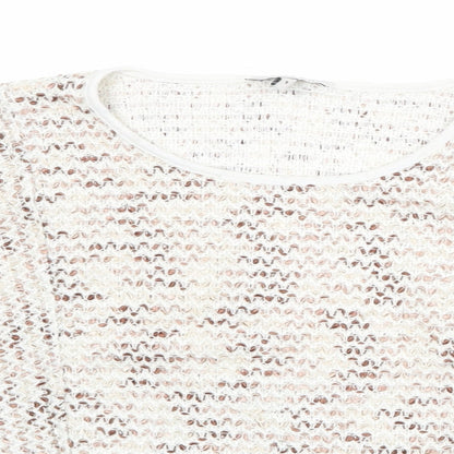 Womens UK Size 6 NEXT Beige Pullover Jumper