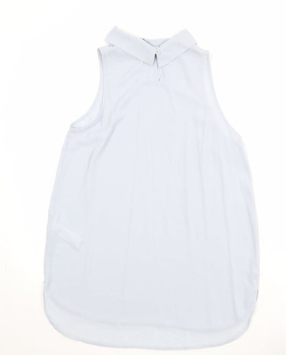 Womens UK Size 12 New Look Blue Basic Tank