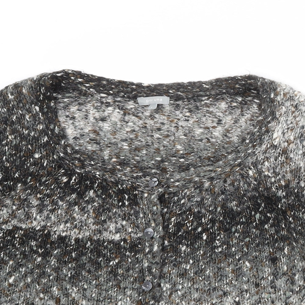 Womens UK Size L Per Una Multicoloured Cardigan Jumper