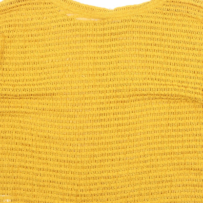 Womens UK Size 12 NEXT Yellow Pullover Jumper