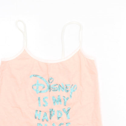 Womens UK Size M Disney Pink Camisole Tank