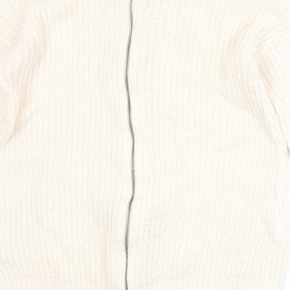 Womens UK Size M New Look Beige Pullover Jumper