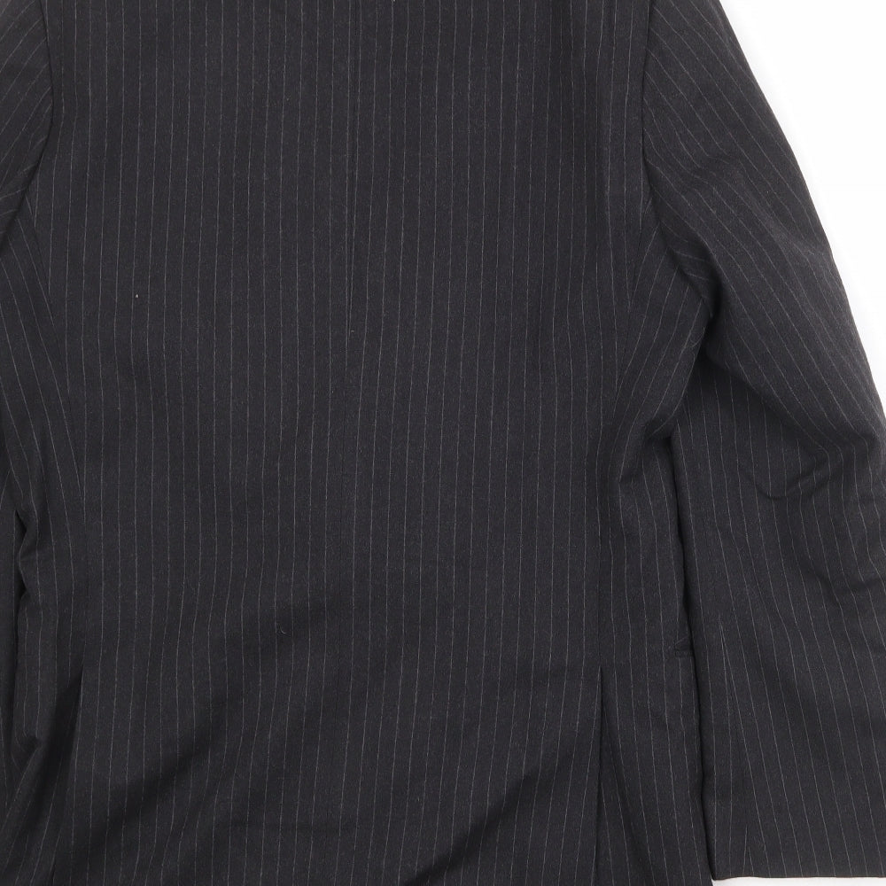 Mens UK Size 38 St Michael Regular Black Suit Jacket