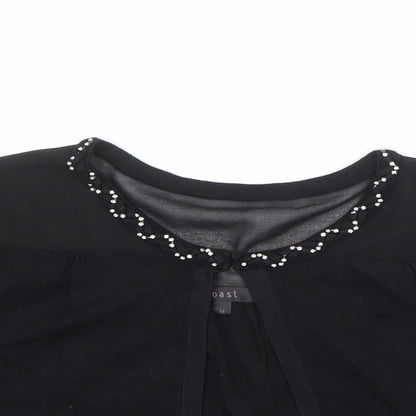 Womens UK Size M Coast Black Shrug Jumper