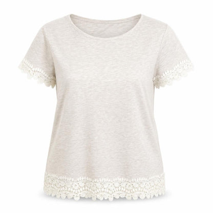 Womens UK Size 12 Dorothy Perkins Beige Basic T-Shirt