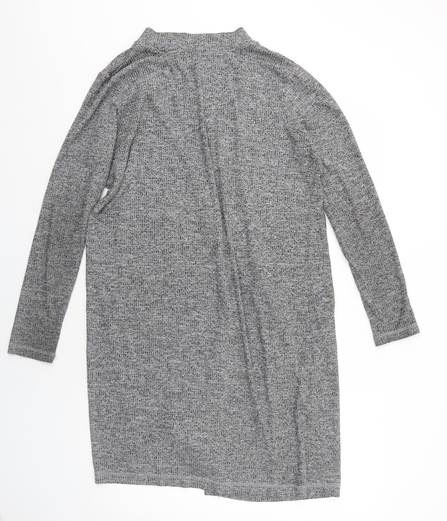 Cotton On Womens Grey V-Neck Polyester Cardigan Jumper Size M