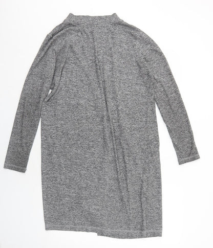 Cotton On Womens Grey V-Neck Polyester Cardigan Jumper Size M