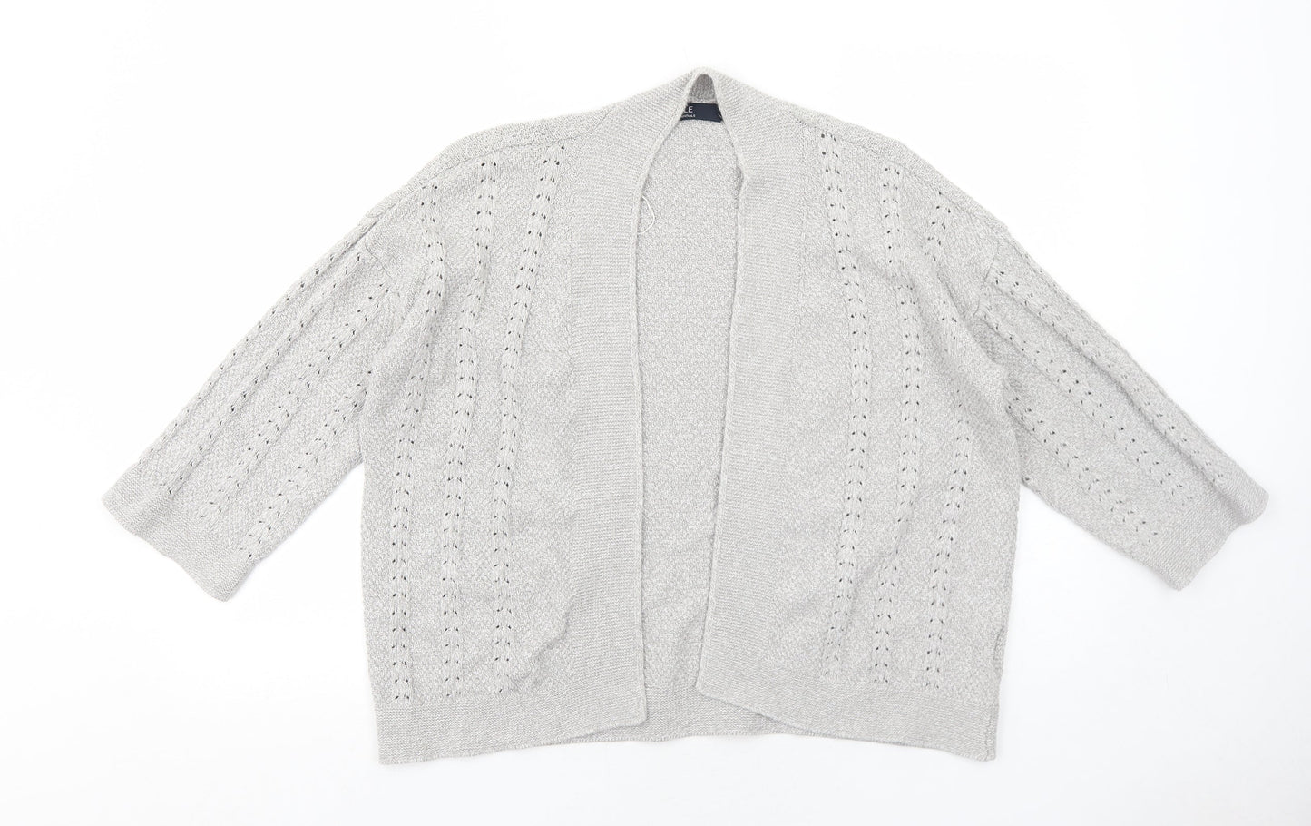 Womens UK Size 18 EWM Grey Cardigan Jumper