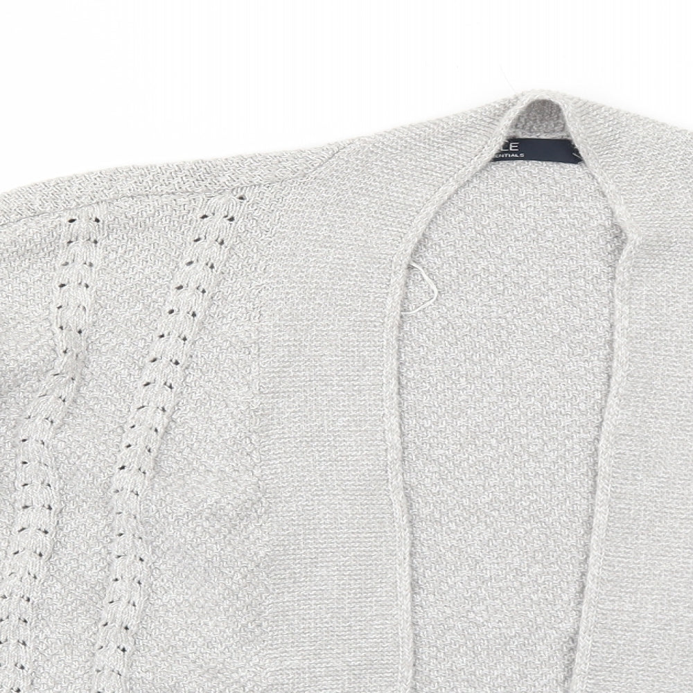 Womens UK Size 18 EWM Grey Cardigan Jumper