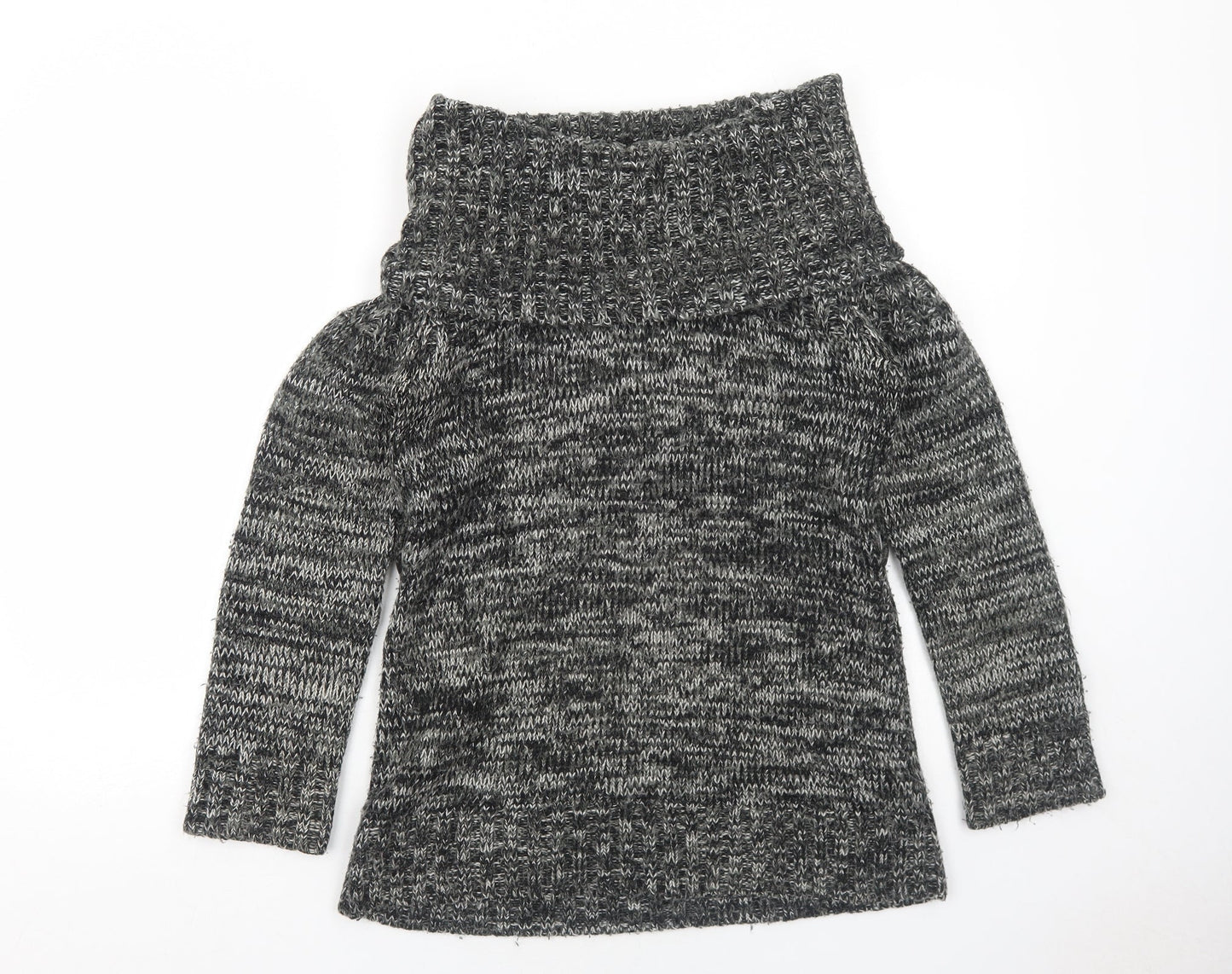 Womens UK Size 12 New Look Grey Pullover Jumper