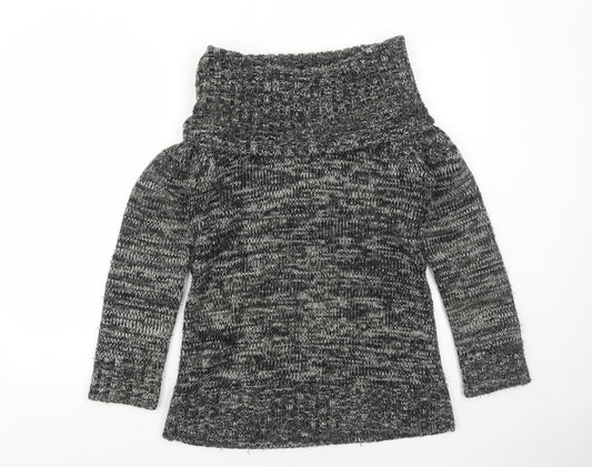 Womens UK Size 12 New Look Grey Pullover Jumper