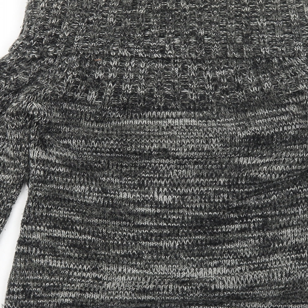 Womens UK Size 12 New Look Grey Pullover Jumper