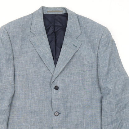 Mens UK Size 40 Digel Regular Blue Suit Jacket