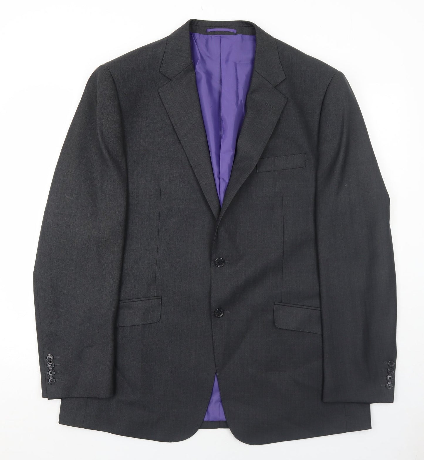 Mens UK Size 44 Milan Collection Regular Grey Suit Jacket
