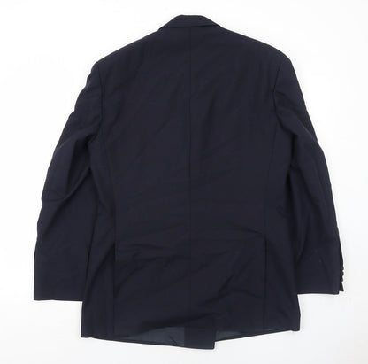 Mens UK Size 38 Debenhams Regular Blue Suit Jacket