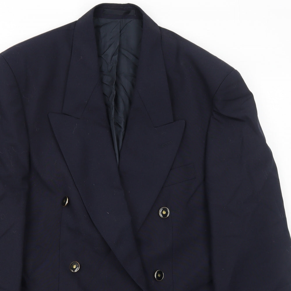 Mens UK Size 38 Debenhams Regular Blue Suit Jacket