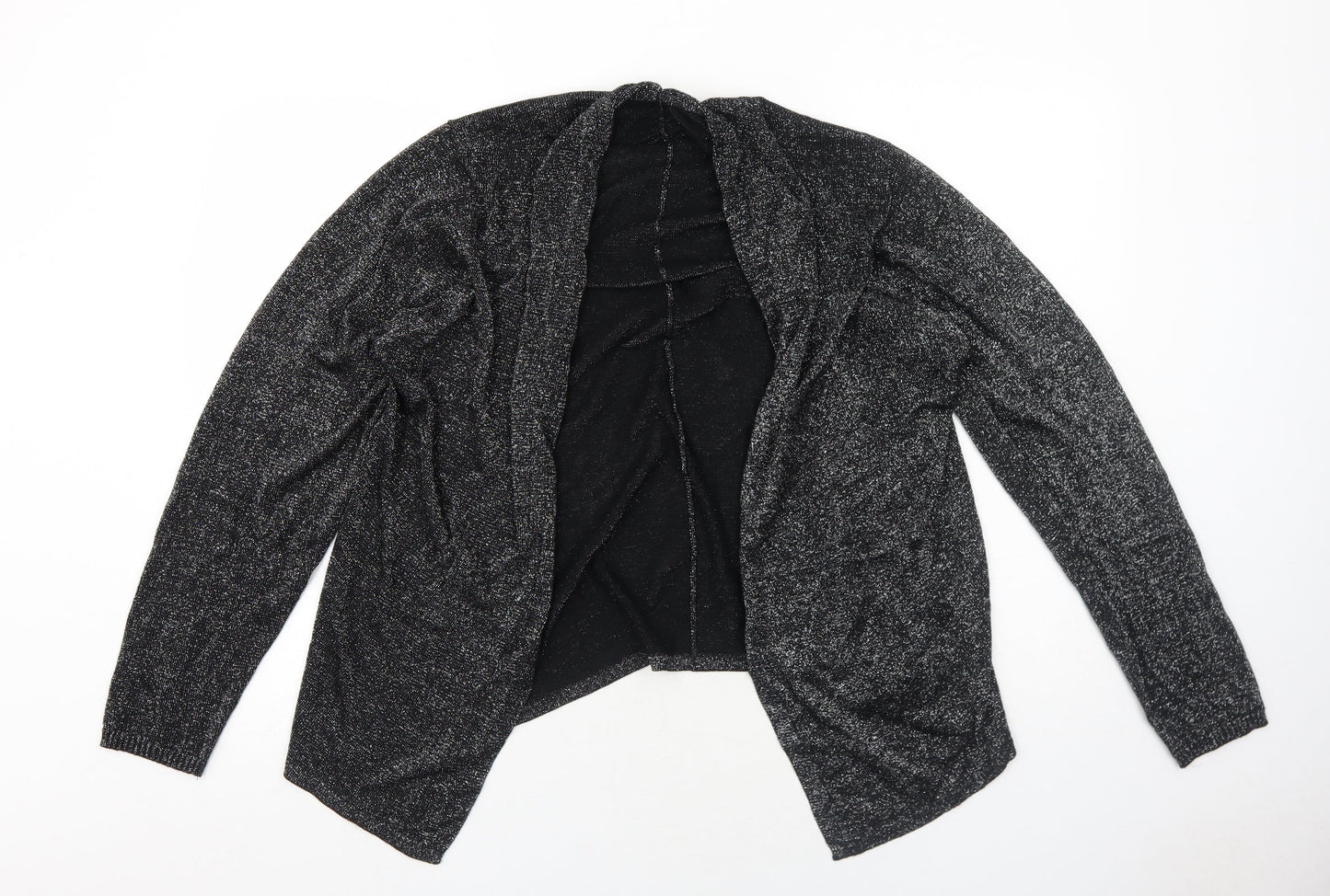 Womens UK Size 18 Cotton Traders Black Cardigan Jumper