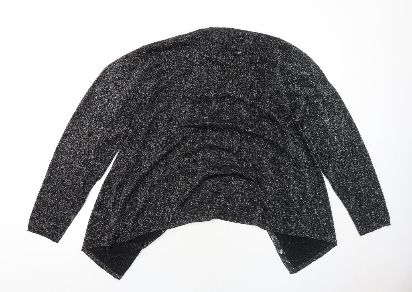 Womens UK Size 18 Cotton Traders Black Cardigan Jumper