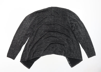 Womens UK Size 18 Cotton Traders Black Cardigan Jumper