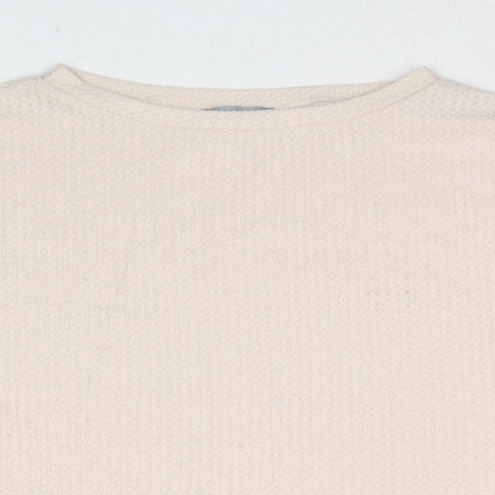 Womens UK Size S New Look Beige Pullover Jumper
