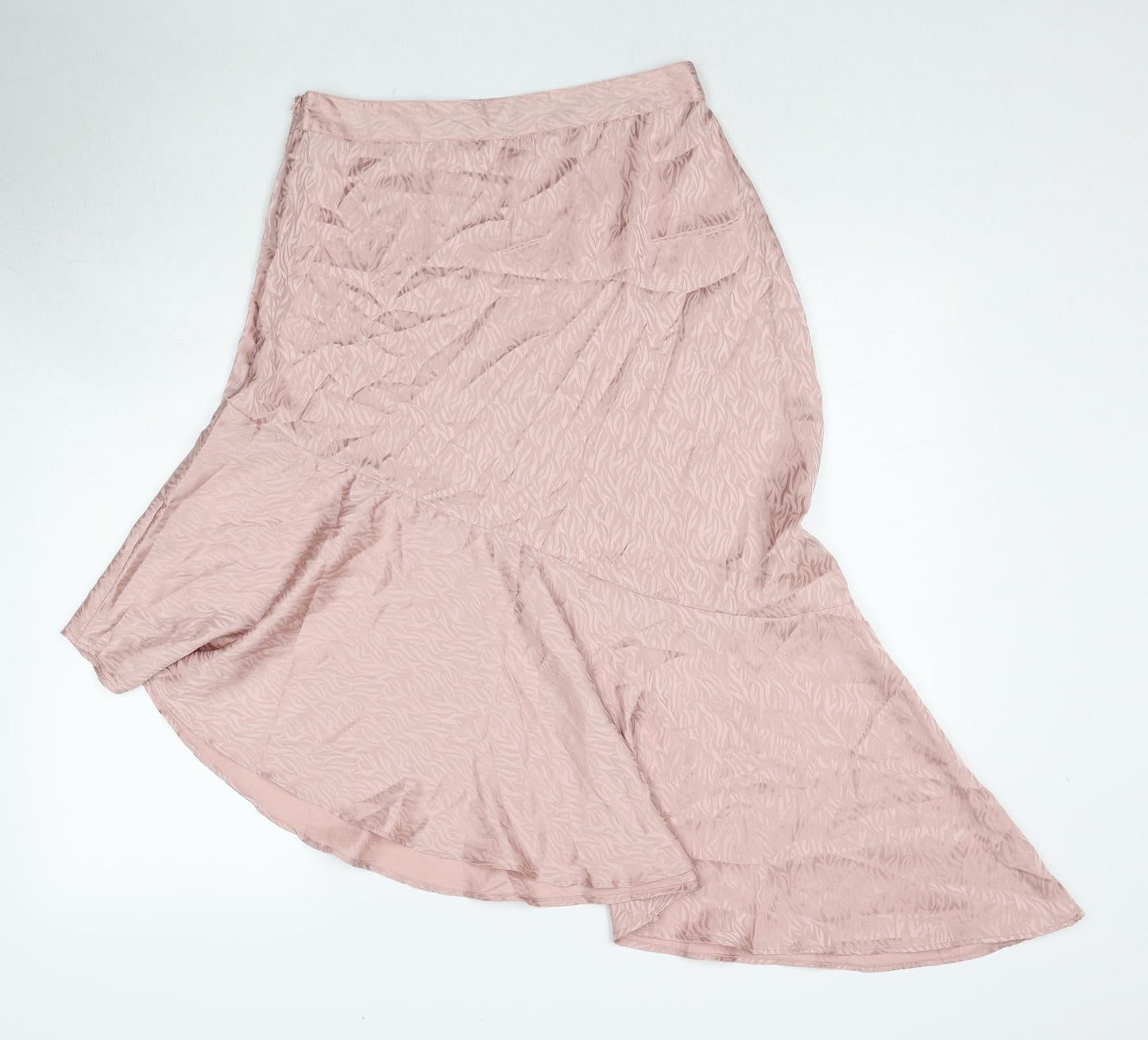 Womens UK Size 10 QED London A-Line Satin Skirt