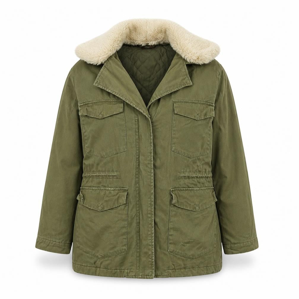 Womens UK Size S Pull&Bear Green Jacket