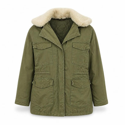 Womens UK Size S Pull&Bear Green Jacket