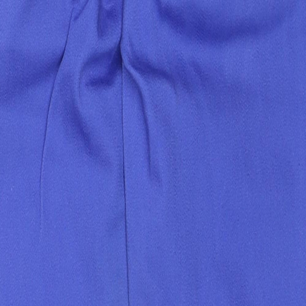 Savoir Womens Blue Cotton Straight Jeans Size 10 Regular Zip