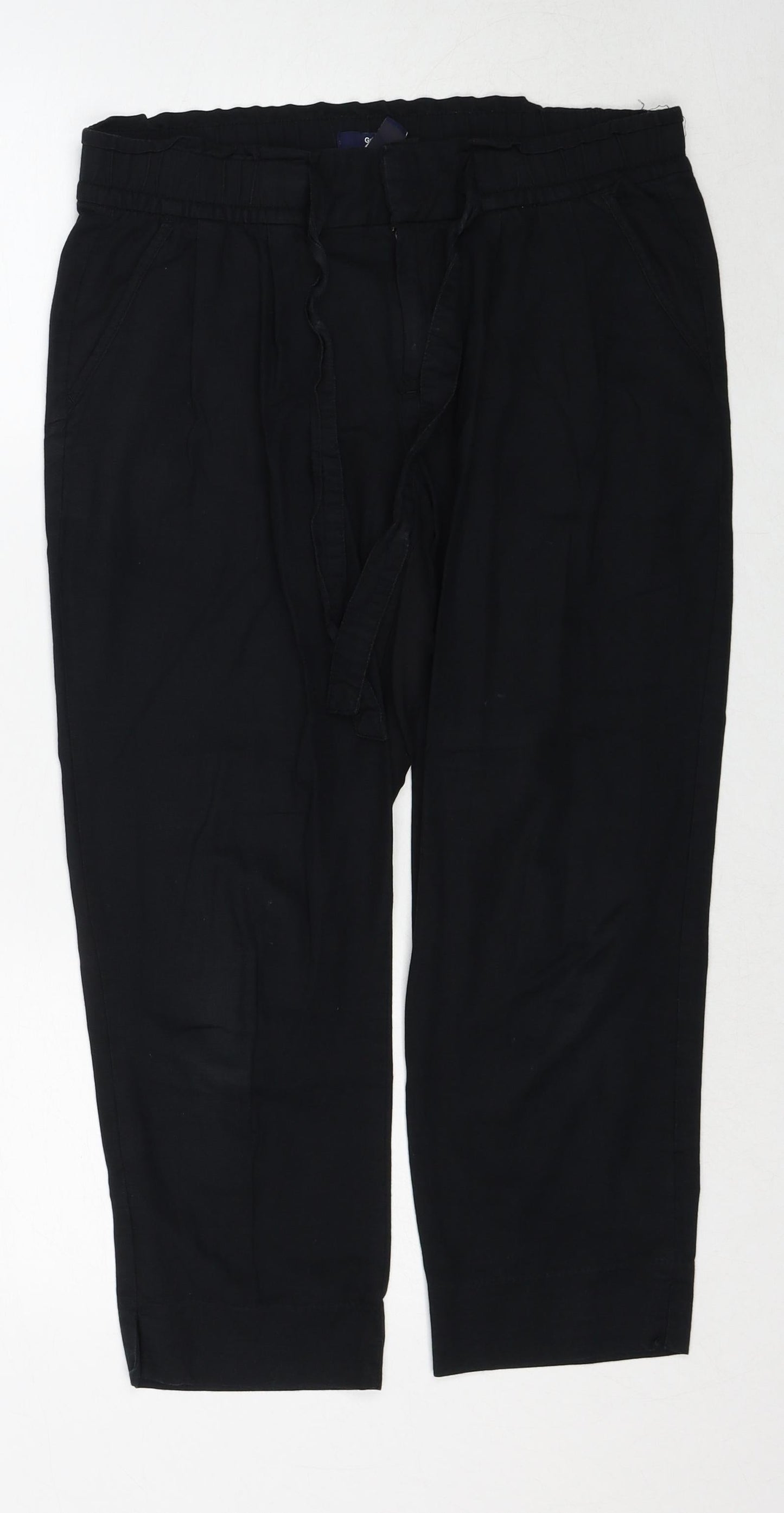 Womens UK Size 6 Gap Regular Fit  Black Trousers