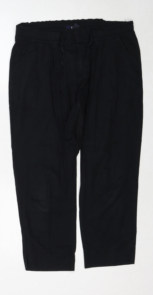 Womens UK Size 6 Gap Regular Fit  Black Trousers