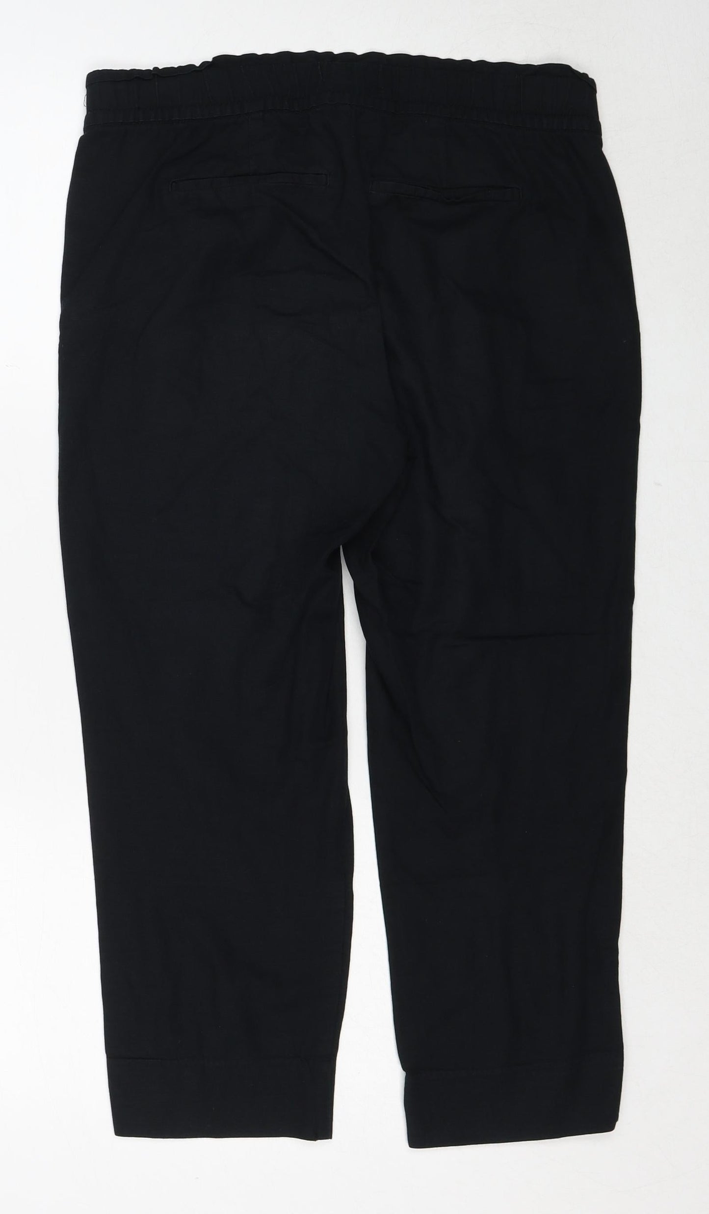 Womens UK Size 6 Gap Regular Fit  Black Trousers
