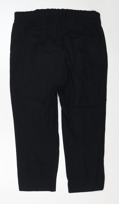Womens UK Size 6 Gap Regular Fit  Black Trousers