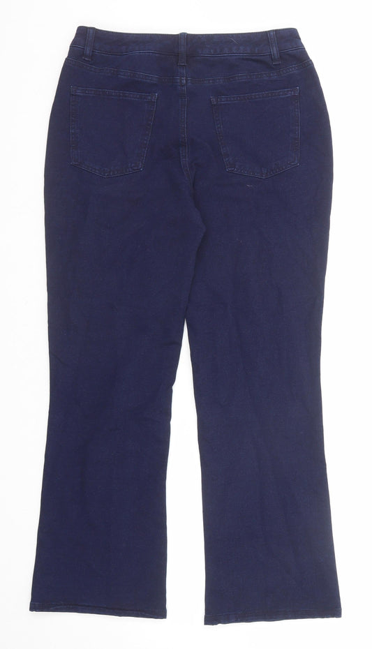 Womens UK Size XS Dream Jeans Regular Fit Bootcut Blue Jeans