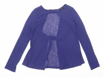 Womens UK Size 6 NEXT Blue Basic Blouse