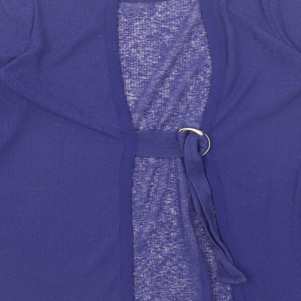 Womens UK Size 6 NEXT Blue Basic Blouse