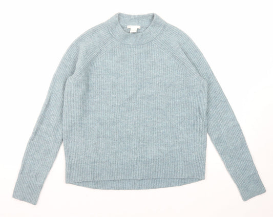 Womens UK Size S H&M Blue Pullover Jumper