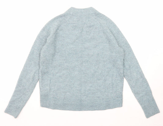 Womens UK Size S H&M Blue Pullover Jumper