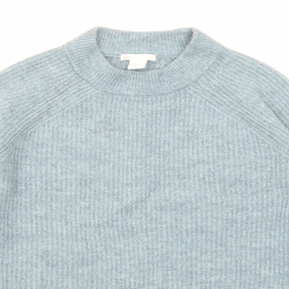 Womens UK Size S H&M Blue Pullover Jumper
